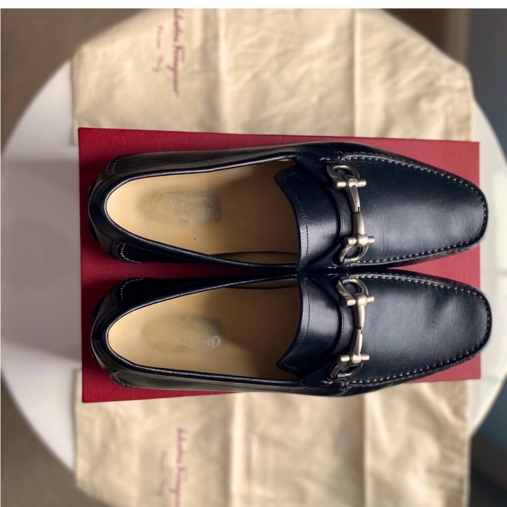 Salvatore Ferragamo men’s 11.5 horsebit loafers